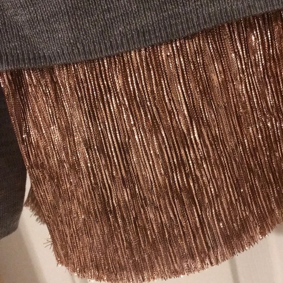 J. Crew Collection crewneck with layered lamé * XL - Picture 4 of 4